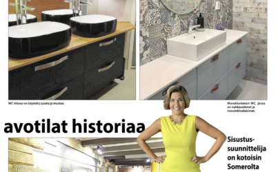 SOMERO – lehti, Syksyinen sisustus-artikkeli trendeistä 2019-2020. Sisustussuunnittelija Marika Piekkala.