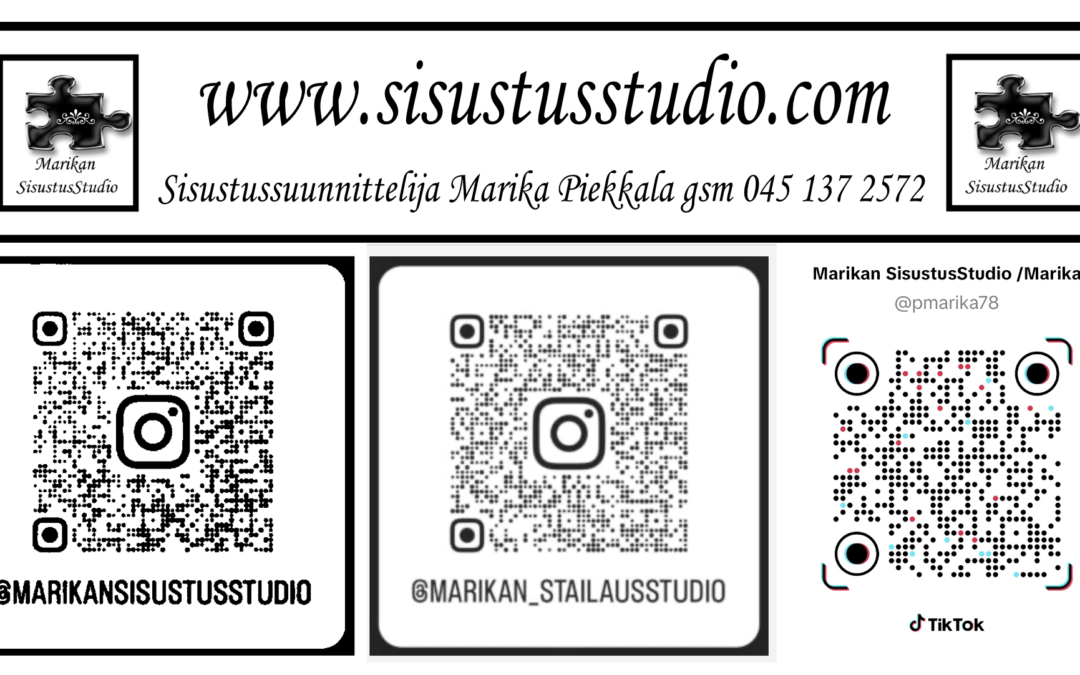 Infoa: Löydät Marikan SisustusStudion Instagramista kohteesta Marikan_stailausstudio & Marikansisustusstudio, sekä paikasta TiK TOK   📸