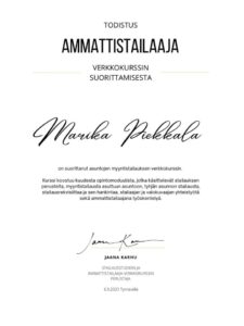 Marika Piekkala, Ammattistailaaja, sisustussuunnitttelija Tampere, Ylöjärvi Helsinki, Turku, koko Suomi