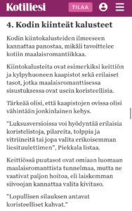 Sisustussuunnittelija Tampere kokemuksia, Marika Piekkala, Marikan SisustusStudio, Pirkanmaa, Ylöjärvi, Ikaalinen, Parkano, Nokia, Kangasala, Helsinki, Turku, Lahti, Espoo, Kotka, Forssa, Pori, Vaasa, Jyväskylä ja Somero suositukset asiakkailta, sisustussuunnittelua rakkaudella yksityisiin ja julkisiin kohteisiin. Kotiliesi haastattelu Iida Tani, maalaisromanttinen sisustus ja tyyli