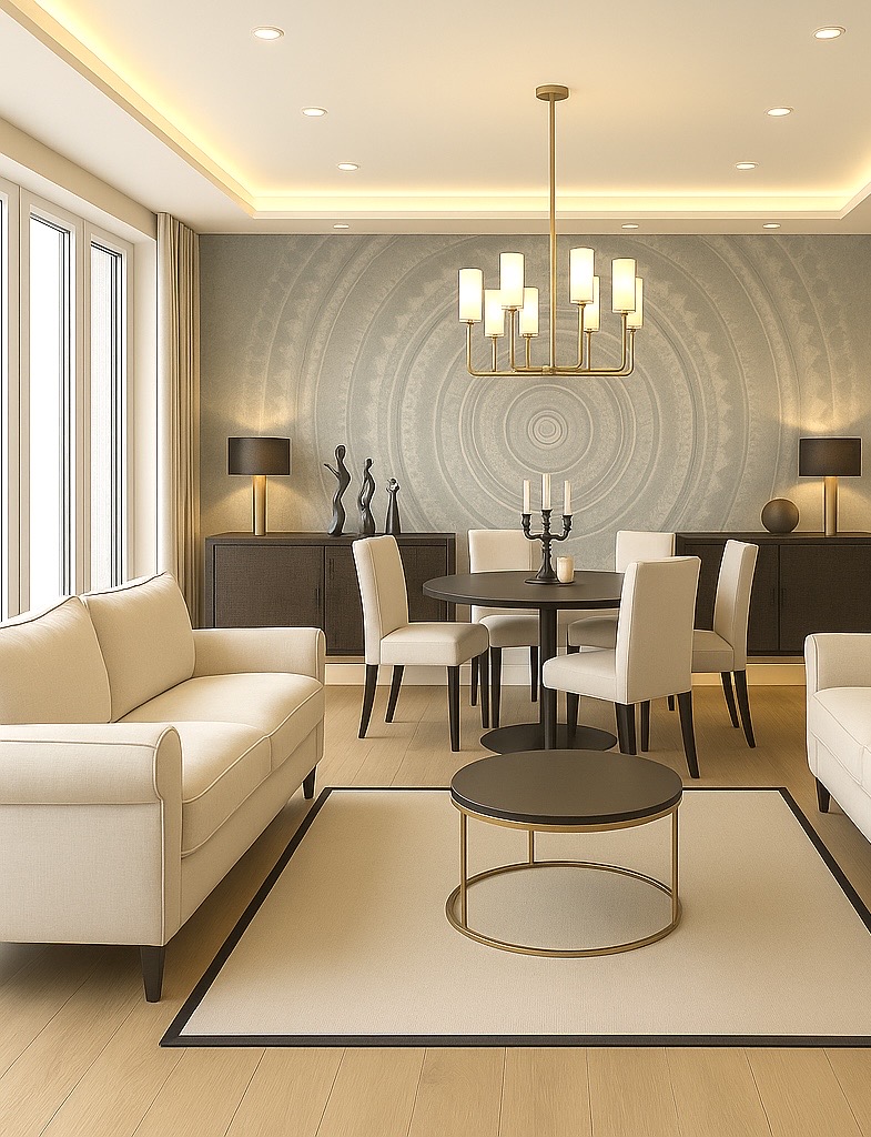 Tampereen keskustan kerrostalo osakkeen kokonaisvaltainen uudistus (ilman pesutiloja). Kokonaisvaltainen sisustussuunnittelu, sisustussuunnittelija Marika Piekkala, Tampere, Ylöjärvi, Nokia, Pirkanmaa, Marikan SisustusStudio.