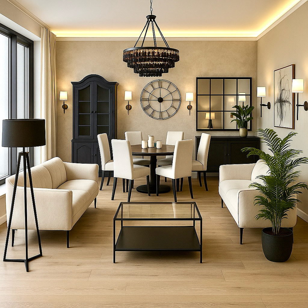 Tampereen keskustan kerrostalo osakkeen kokonaisvaltainen uudistus (ilman pesutiloja). Kokonaisvaltainen sisustussuunnittelu, sisustussuunnittelija Marika Piekkala, Tampere, Ylöjärvi, Nokia, Pirkanmaa, Marikan SisustusStudio.