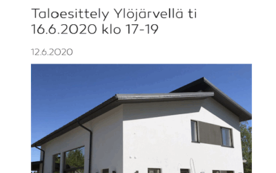 Lammi-kivitalon esittely – Asiakkaiden esittelykohde – mukana Marika Piekkala