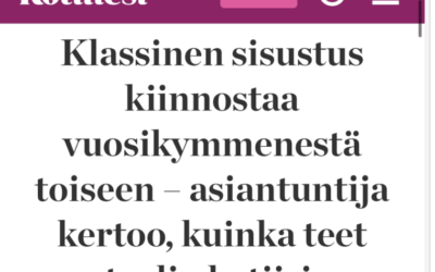 Kotiliesi – Klassinen sisustus, Iida Tani ja  Marika Piekkala