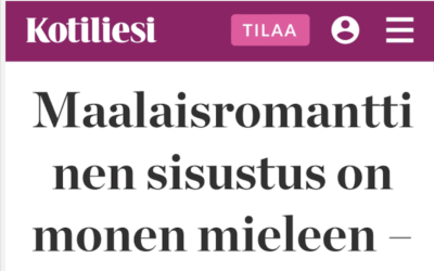 Kotiliesi – Maalaisromanttinen sisustus, Iida Tani ja Marika Piekkala