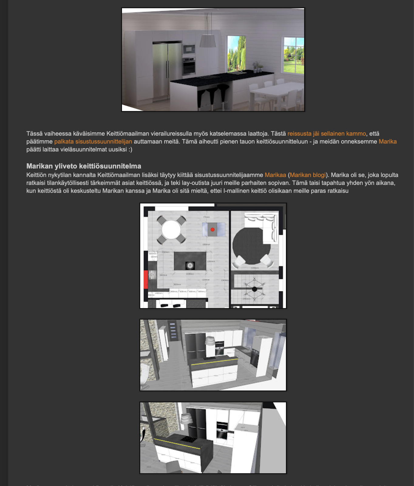 Sisustussuunnittelija Tampere kokemuksia, Marika Piekkala, Marikan SisustusStudio, Pirkanmaa, Ylöjärvi, Ikaalinen, Parkano, Nokia, Kangasala, Helsinki, Turku, Lahti, Espoo, Kotka, Forssa, Pori, Vaasa, Jyväskylä ja Somero suositukset asiakkailta, sisustussuunnittelua rakkaudella yksityisiin ja julkisiin kohteisiin
