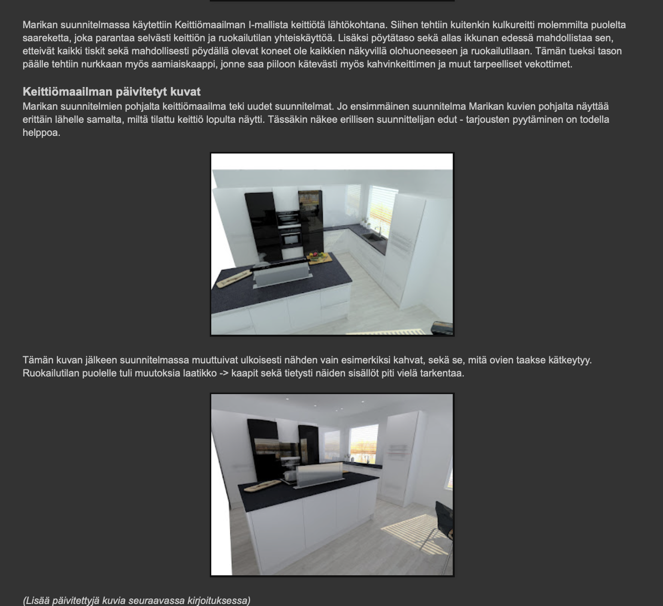 Sisustussuunnittelija Tampere kokemuksia, Marika Piekkala, Marikan SisustusStudio, Pirkanmaa, Ylöjärvi, Ikaalinen, Parkano, Nokia, Kangasala, Helsinki, Turku, Lahti, Espoo, Kotka, Forssa, Pori, Vaasa, Jyväskylä ja Somero suositukset asiakkailta, sisustussuunnittelua rakkaudella yksityisiin ja julkisiin kohteisiin