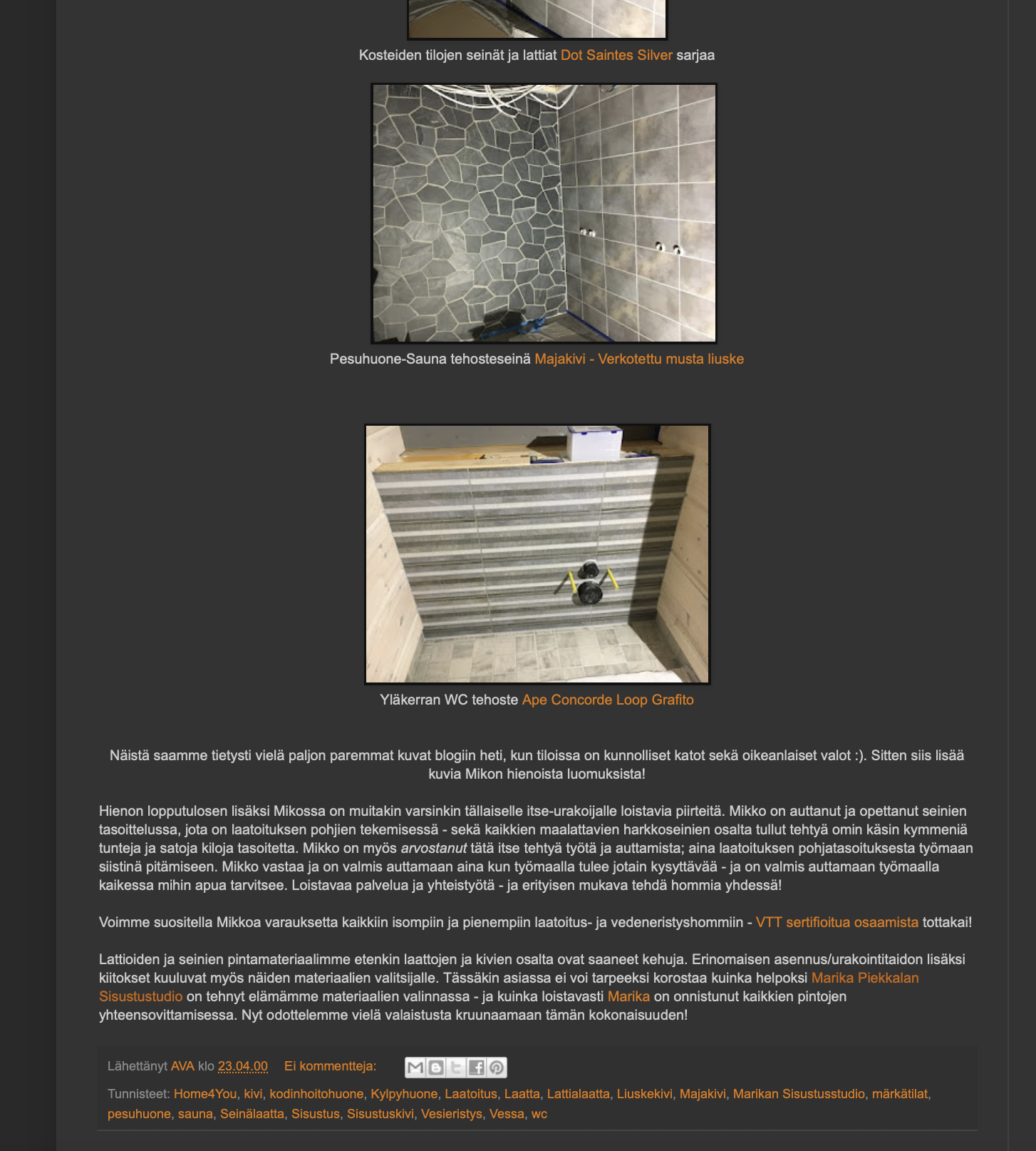 Sisustussuunnittelija Tampere kokemuksia, Marika Piekkala, Marikan SisustusStudio, Pirkanmaa, Ylöjärvi, Ikaalinen, Parkano, Nokia, Kangasala, Helsinki, Turku, Lahti, Espoo, Kotka, Forssa, Pori, Vaasa, Jyväskylä ja Somero suositukset asiakkailta, sisustussuunnittelua rakkaudella yksityisiin ja julkisiin kohteisiin