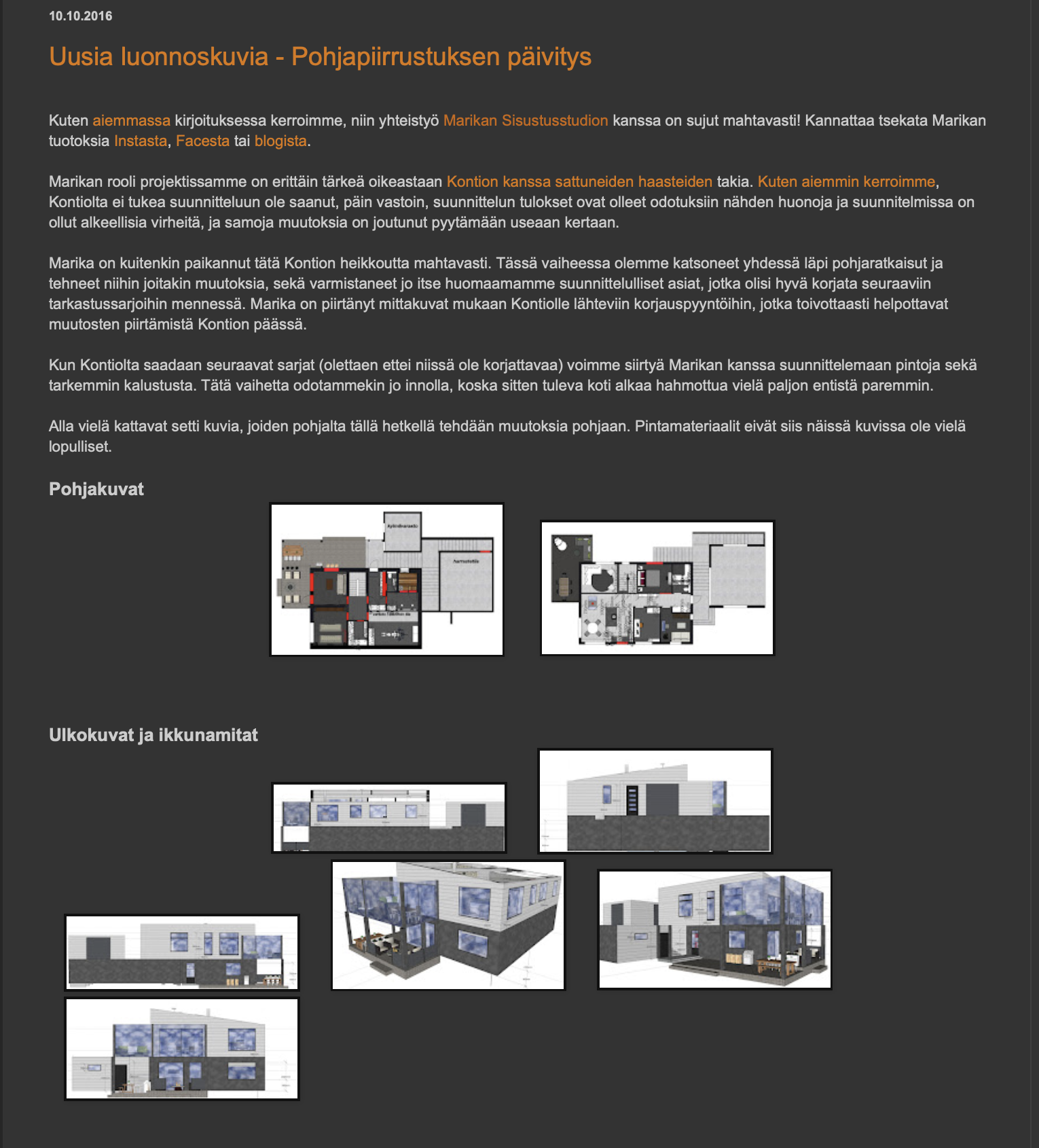 Sisustussuunnittelija Tampere kokemuksia, Marika Piekkala, Marikan SisustusStudio, Pirkanmaa, Ylöjärvi, Ikaalinen, Parkano, Nokia, Kangasala, Helsinki, Turku, Lahti, Espoo, Kotka, Forssa, Pori, Vaasa, Jyväskylä ja Somero suositukset asiakkailta, sisustussuunnittelua rakkaudella yksityisiin ja julkisiin kohteisiin