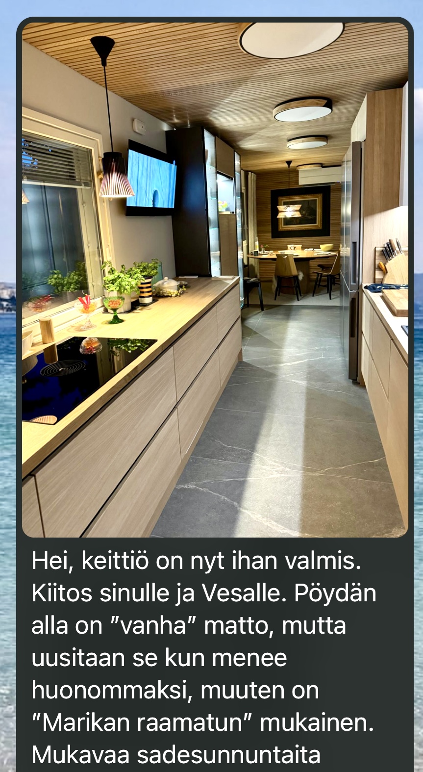 Uudistettu Keittiö Sääksmäellä- Lempäälä- Sääksjärvi - Tampere - Marika Piekkala - Marikan SisustusStudio - kokonaisvaltainen keittiöremontti