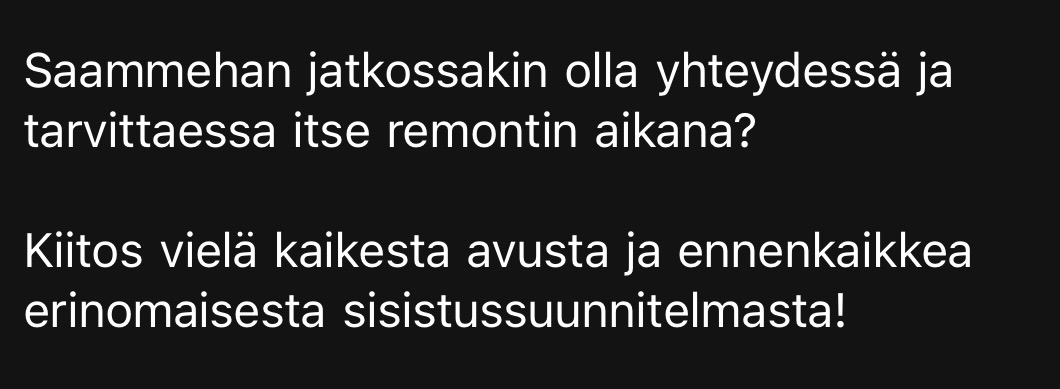 Sisustussuunnittelija Tampere kokemuksia, Marika Piekkala, Marikan SisustusStudio, Pirkanmaa, Ylöjärvi, Ikaalinen, Parkano, Nokia, Kangasala, Helsinki, Turku, Lahti, Espoo, Kotka, Forssa, Pori, Vaasa, Jyväskylä ja Somero suositukset asiakkailta, sisustussuunnittelua rakkaudella yksityisiin ja julkisiin kohteisiin