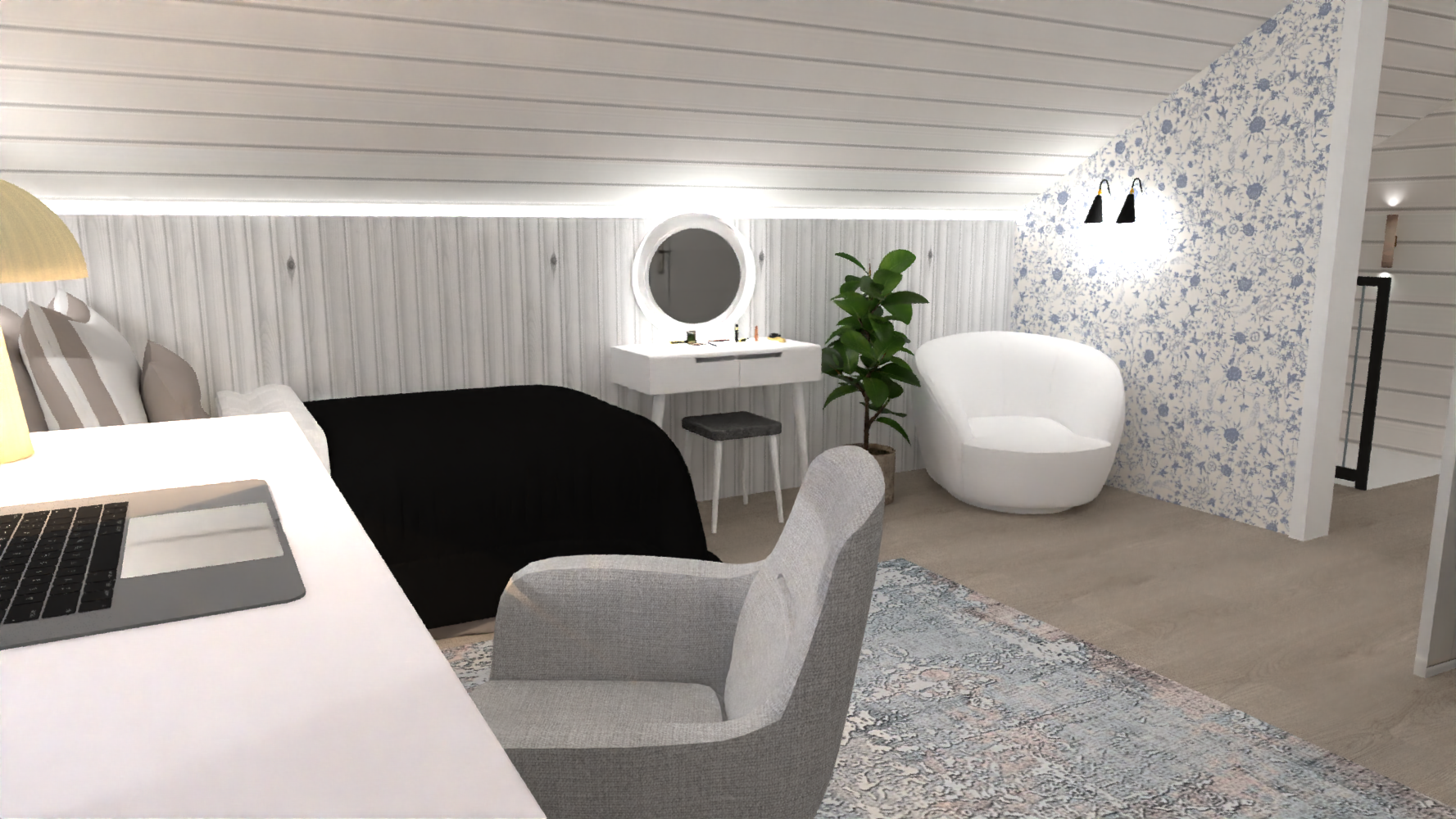 Sisustussuunnittelu Marikan SisustusStudio, Marika Piekkala, Kangasala, Pälkäne, Tampere, Pirkanmaa, Nokia, Ylöjärvi. Tilasuunnittelu, valaistussuunnittelu, pintasuunnittelu, huonekalusuunnittelu ja tekstiilisuunnittelu.
