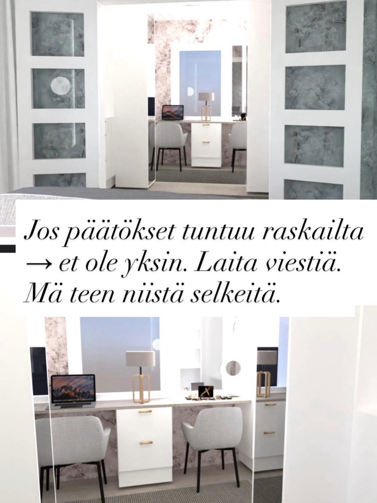 Sisustussuunnittelija Tampere kokemuksia, Marika Piekkala, Marikan SisustusStudio, Pirkanmaa, Ylöjärvi, Ikaalinen, Parkano, Nokia, Kangasala, Helsinki, Turku, Lahti, Espoo, Kotka, Forssa, Pori, Vaasa, Jyväskylä ja Somero suositukset asiakkailta, sisustussuunnittelua rakkaudella yksityisiin ja julkisiin kohteisiin