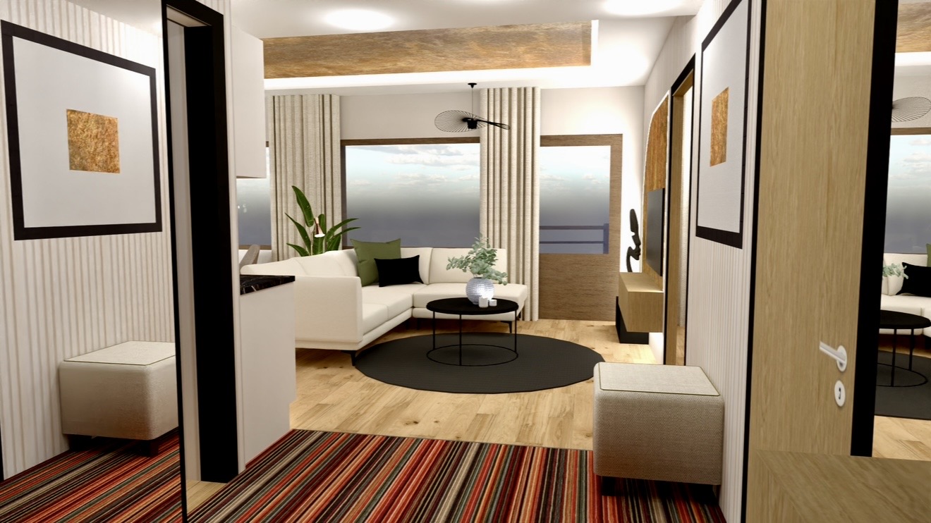 Ylläs Chalets 9501, Ylläs. Äkäslompolo, Pirkanmaa, sisustussuunnittelija Tampere, Marika Piekkala, Nokia, Ylöjärvi, Somero