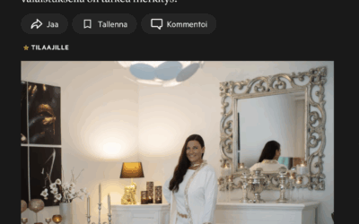 Satakunnan Kansa haastattelu – nettiversio, sisustussuunnittelija Marika Piekkala